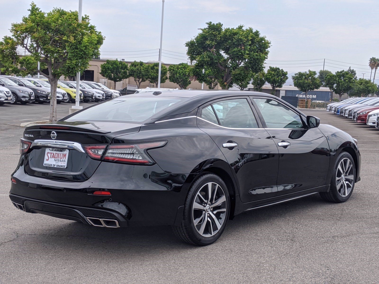 New 2020 Nissan Maxima S 4dr Car In Orange 209305 Stadium Nissan