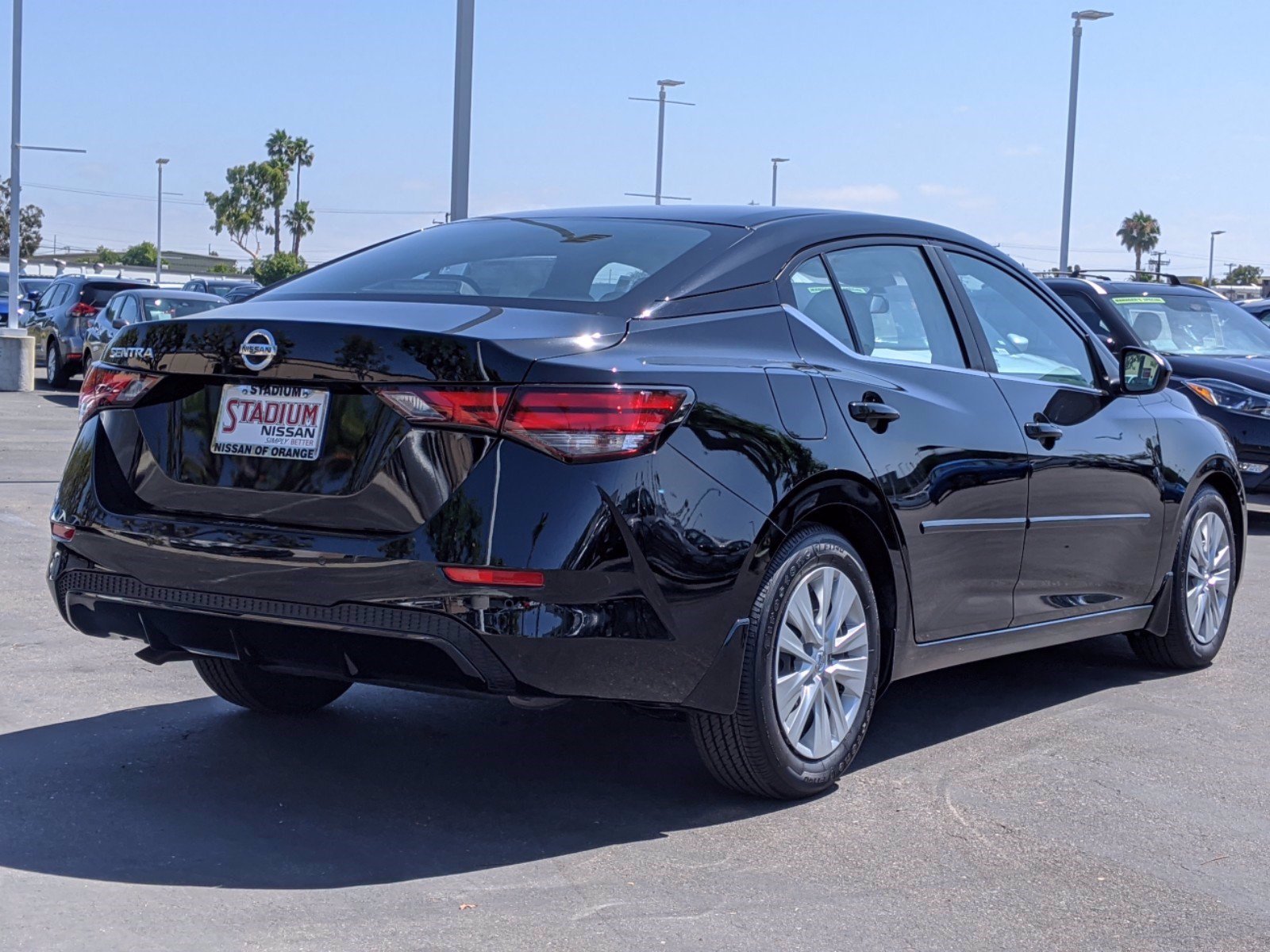 New 2020 Nissan Sentra S 4dr Car in Orange #209215 | Stadium Nissan