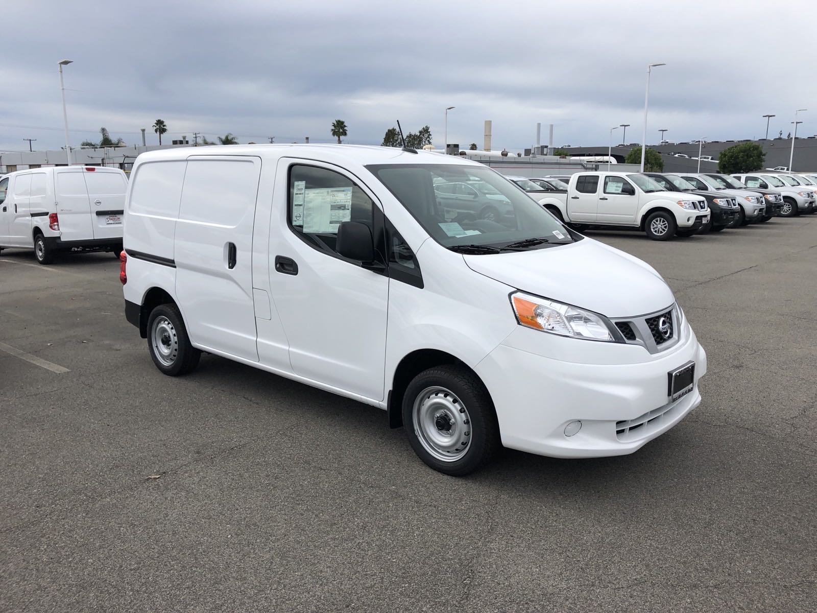 New 2020 Nissan Nv200 Compact Cargo S Mini Van Cargo In Orange