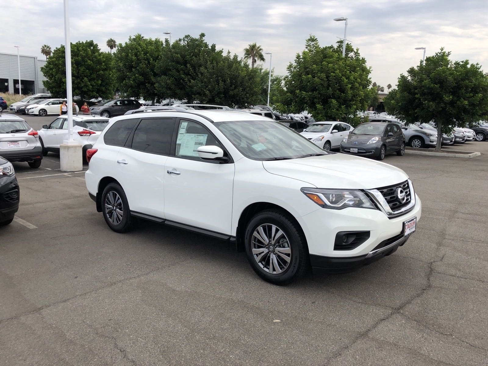 New 2019 Nissan Pathfinder S Sport Utility in Orange ...